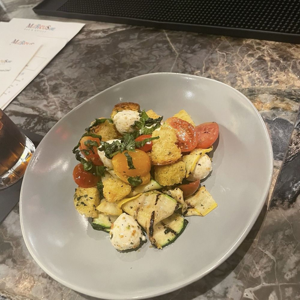 Marcus Live! Bar & Grille - Panzanella Salad - American Near Me - East Rutherford, New Jersey Marcus Live! Bar & Grille - Panzanella Salad - American Near Me - East Rutherford, New Jersey