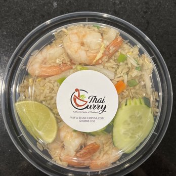 Thai Curry Restaurant  - Thai fried rice with shrimp - Thai Near Me - San Antonio, Texas