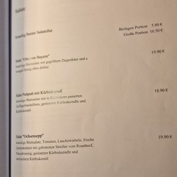 Paulaner - Speisekarte - Bavarian Near Me - Wetzlar, HE