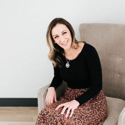 Danielle Lewis - Danielle welcoming clients