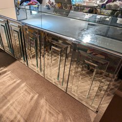 Junk Shot - Tampa Bay - Mirrored sideboard
