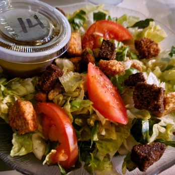 Pizza Villa - Decent house salad. - Pizza Near Me - Dekalb, Illinois