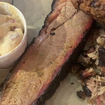 B.T.'s Smokehouse - Brisket: little dry but the taste was great - Barbeque Near Me - Sturbridge, Massachusetts B.T.'s Smokehouse - Brisket: little dry but the taste was great - Barbeque Near Me - Sturbridge, Massachusetts