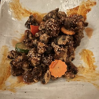 HanGawi - Crispy Mushroom in Sweet and Sour Sauce - Vegetarian Near Me - New York, New York HanGawi - Crispy Mushroom in Sweet and Sour Sauce - Vegetarian Near Me - New York, New York