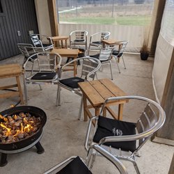 Georgian Hills Vineyards - Cozy outdoor space with firepits to keep you warm