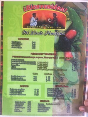 Menu photo 1 Mi Lindo Pinotepa Puerto Escondido, OAX Menu photo 1 Mi Lindo Pinotepa Puerto Escondido, OAX