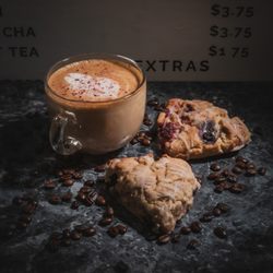 The Sippery Coffee Co.  - Crumble and Glaze GF/DF scones and Pendleton dirty chia