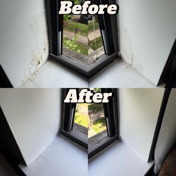 Two Men Four Hands - Drywall repair around window - Handyman Near Me - Bensenville, Illinois