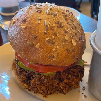 Raymond's - Black Bean Veggie Burger - Comfort Food Near Me - Ridgewood, New Jersey