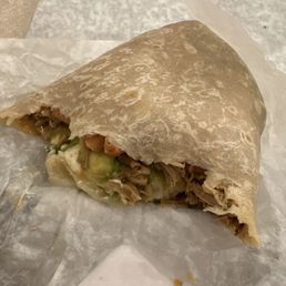 Chicken California burrito