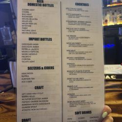 80 Proof Bar - New menu! 3/25/26