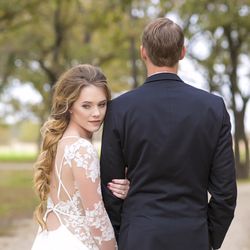Katy Reddell Beauty - Love this natural makeup and beautiful braid! Theresa was stunning.