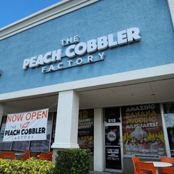 Peach Cobbler Factory - Outside Signage
