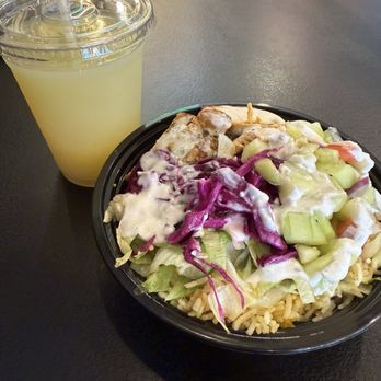 Qahwah Cafe - Chicken shawarma bowl - Coffee & Tea Near Me - Eagan, Minnesota
