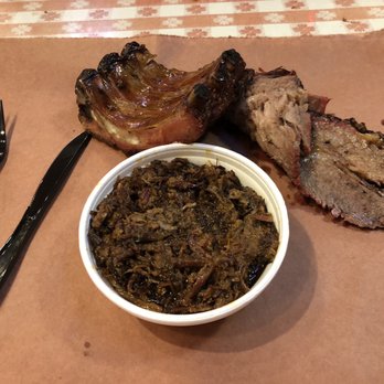 Black's Barbecue Lockhart - Pork ribs, moist brisket and chopped brisket - Barbeque Near Me - Lockhart, Texas Black's Barbecue Lockhart - Pork ribs, moist brisket and chopped brisket - Barbeque Near Me - Lockhart, Texas