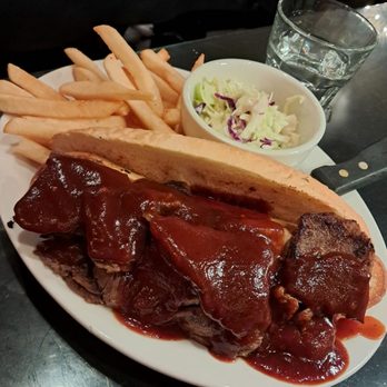 Cafe La Maze - BBQ Brisket Sandwich - Steakhouses Near Me - National City, California