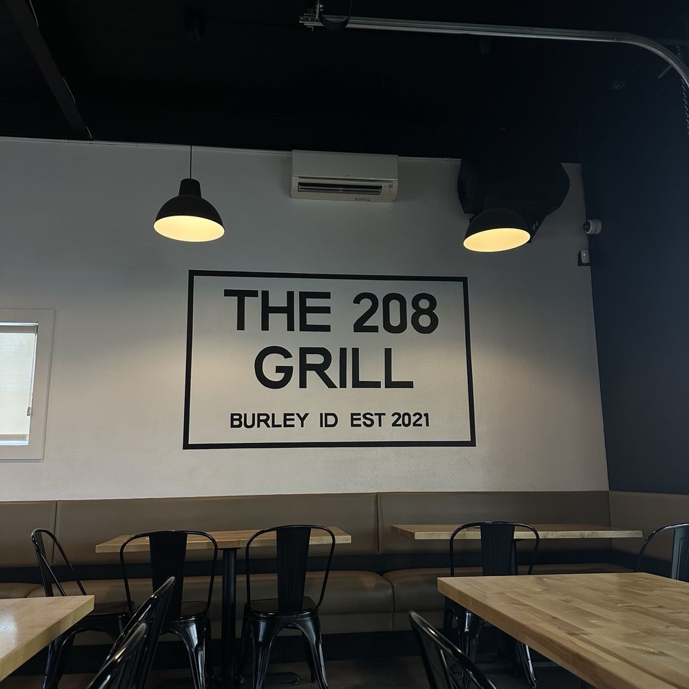 The 208 Grill Sign The 208 Grill Sign