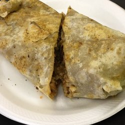 Taqueria Las Palmas - Large burrito with meat, beans, rice and etc...
