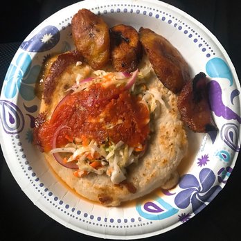 Platanito Latin Cuisine - 2. Chicken Chipotle and Cheese Pupusa - Food Trucks Near Me - Napa, California Platanito Latin Cuisine - 2. Chicken Chipotle and Cheese Pupusa - Food Trucks Near Me - Napa, California