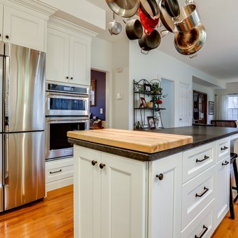 Kitchen Living - White + Black = Classic Kitchen - Kitchen & Bath Near Me - Marlborough, Connecticut