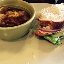French onion soup and tuna French onion soup and tuna