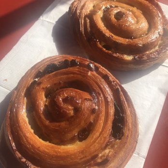Moulin - Pains aux raisin $5 each and yummy - Cafes Near Me - Costa Mesa, California
