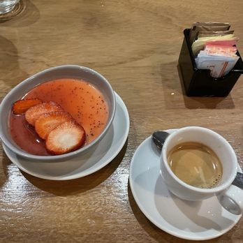 Mangia Toscano - Panna Cotta with an espresso - Italian Near Me - Metuchen, New Jersey Mangia Toscano - Panna Cotta with an espresso - Italian Near Me - Metuchen, New Jersey