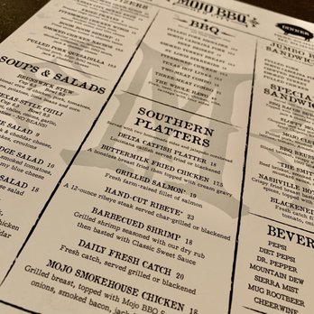 Mojo Old City BBQ - Menu - Barbeque Near Me - St. Augustine, Florida