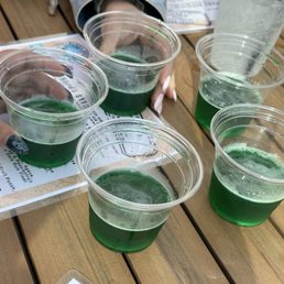 Green tea shots