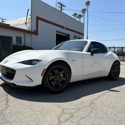 C & S Powder Coating - Dark bronze powder coated wheels by C & S Coating