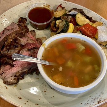 Jacks Urban Eats - Walnut Creek - Tri-Tip with soup and grilled veggies plate. - Salad Near Me - Walnut Creek, California Jacks Urban Eats - Walnut Creek - Tri-Tip with soup and grilled veggies plate. - Salad Near Me - Walnut Creek, California