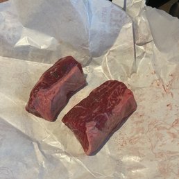 Center cut sirloin I ordered 2 of these and got 1/2 grissle! I spend 100 a week there. Terrible!!! Center cut sirloin I ordered 2 of these and got 1/2 grissle! I spend 100 a week there. Terrible!!!