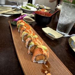 Miyuki Sushi & Thai - Spicy Double Salmon Roll delicious