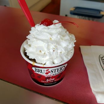 Bruster's Real Ice Cream - The peanut butter cup sundae. :D - Ice Cream & Frozen Yogurt Near Me - Palm Bay, Florida Bruster's Real Ice Cream - The peanut butter cup sundae. :D - Ice Cream & Frozen Yogurt Near Me - Palm Bay, Florida