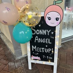 Colorful Cute - The Cute sign they had outside for the event!