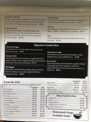 Menu photo 1 Ridgely's Choice Deli & Catering Nottingham, MD Menu photo 1 Ridgely's Choice Deli & Catering Nottingham, MD
