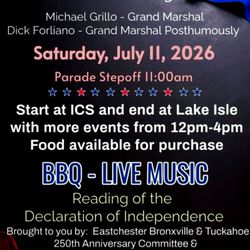 July 11th America's 250th birthday Festival! - (posted 6/16/2026)