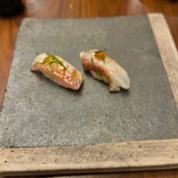 Soto - Two of the 18 omakase courses - Japanese Near Me - Houston, Texas