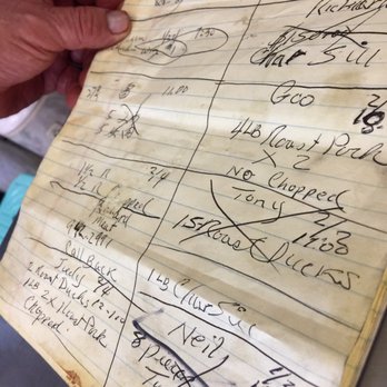 Fong's Meat Market - Snapped a pic of My phone order - Meat Shops Near Me - Honolulu, Hawaii