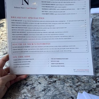 Nick's On 2nd - Breakfast menu - New American Near Me - Long Beach, California Nick's On 2nd - Breakfast menu - New American Near Me - Long Beach, California