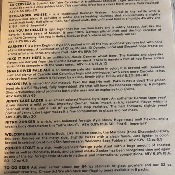 Snake River Brewing - Beer Menu - Brewpubs Near Me - Jackson, Wyoming