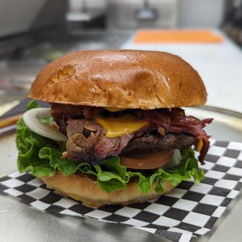 Off The Grill - OTG Tri-Tip Burger. Buttermilk Bun & All The Fixings. - Burgers Near Me - Sanger, California Off The Grill - OTG Tri-Tip Burger. Buttermilk Bun & All The Fixings. - Burgers Near Me - Sanger, California