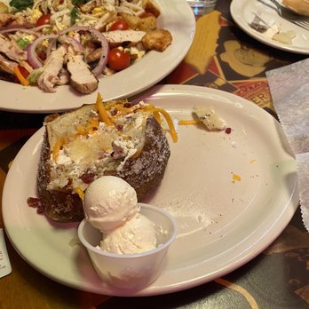 Texas Roadhouse - Loaded Potato and Chicken Salad - Steakhouses Near Me - Parker, Colorado Texas Roadhouse - Loaded Potato and Chicken Salad - Steakhouses Near Me - Parker, Colorado