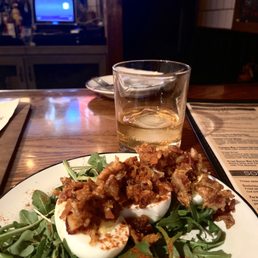 Deviled Eggs & Basil Hayden