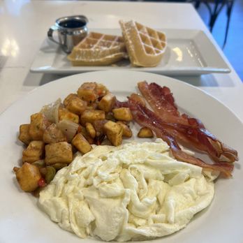 JAM Eateries - Griddle Combo with egg whites and waffles - Breakfast & Brunch Near Me - Ellicott City, Maryland