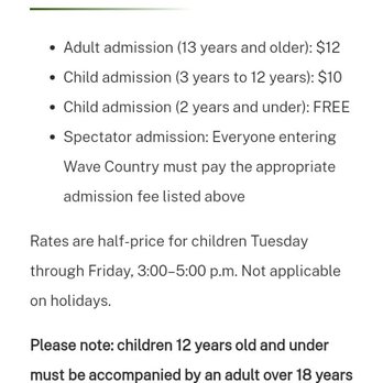 Wave Country - Admission Prices - Amusement Parks Near Me - Nashville, Tennessee Wave Country - Admission Prices - Amusement Parks Near Me - Nashville, Tennessee