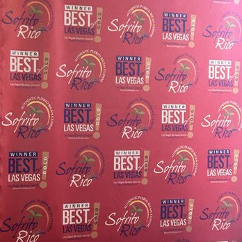 Sofrito Rico Authentic Puerto Rican Cuisine - U can take a picture with this back drop - Puerto Rican Near Me - Las Vegas, Nevada