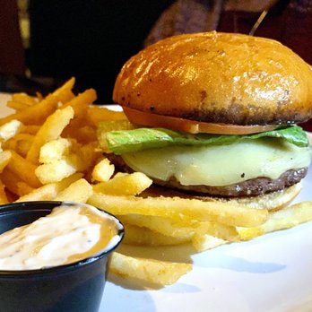 Timber Kitchen & Social - Burning Bear Burger of grass fed New Zealand ground beef, lettuce, tomato, onion and cheese - Pizza Near Me - Willowick, Ohio