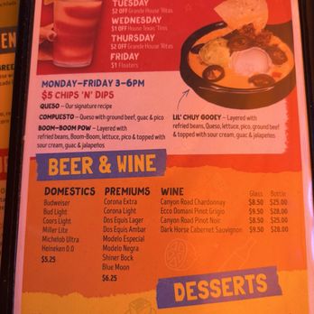 Chuy's - Daily specials - Tex-Mex Near Me - Raleigh, North Carolina Chuy's - Daily specials - Tex-Mex Near Me - Raleigh, North Carolina
