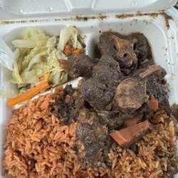 Goodness & Mercy - Oxtails, joloff rice, cabbage